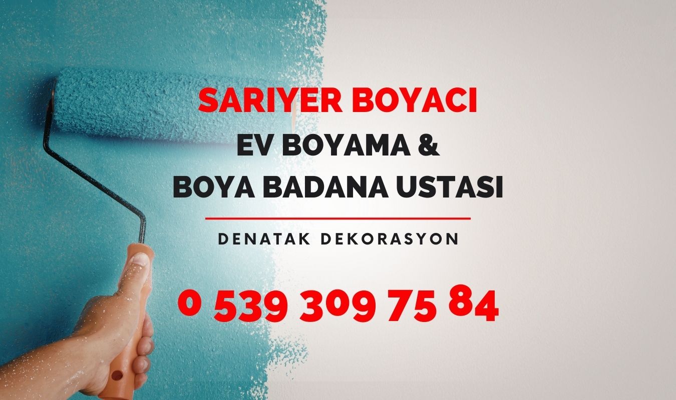 Sarıyer boyacı arıyorsanız profesyonel ev boyama ve boya badana hizmeti sunuyoruz. Uygun fiyat, temiz işçilik ve ücretsiz keşif için hemen arayın
